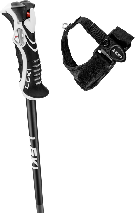 Sjezdové hole LEKI Bold Lite S Black/Red - 2025/26