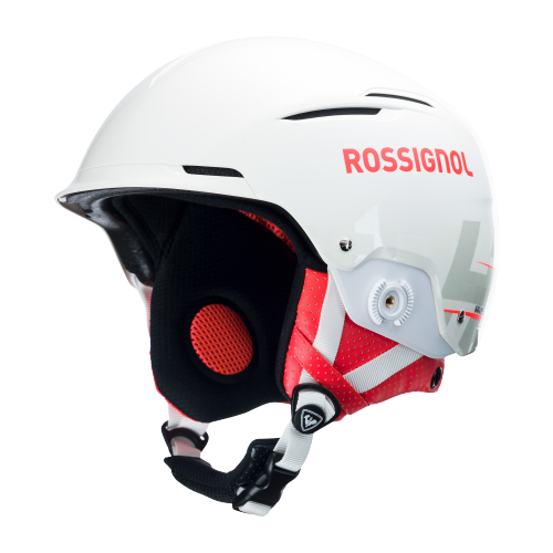 Lyžařská helma Rossignol Hero Slalom Impacts White + Chinguard - 2025/26