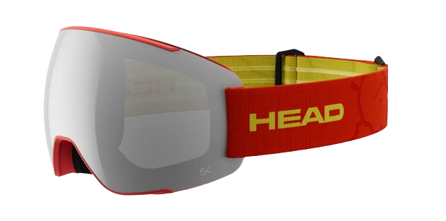 Lyžařské brýle HEAD Magnify 5K Chrome/Red - 2025/26