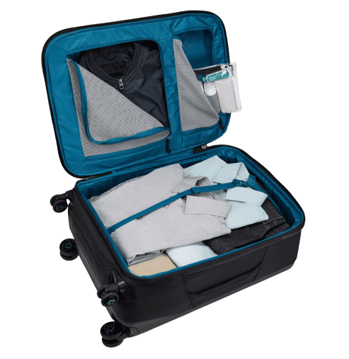 Cestovní kufr Thule Subterra 2 Checked Spinner Black