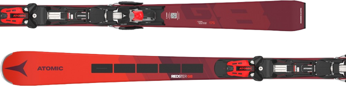 Sjezdové lyže Atomic Redster G8 Revoshock C + X 12 GW Red/Black - 2024/25