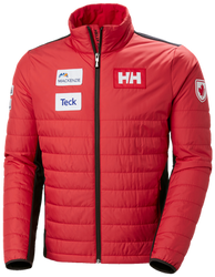 Péřová bunda Helly Hansen World Cup Insulator Jacket Red - 2023/24