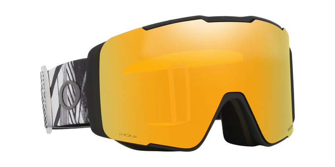 Lyžařské brýle Oakley Line Miner Pro L Black Forge/Prizm 24K Iridium + Additional lens Prizm Snow Sage Gold Iridium - 2025/26