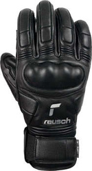 Lyžiarske rukavice Reusch Overlord Black - 2023/24
