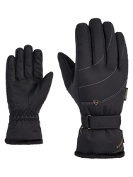 Lyžiarske rukavice Ziener Kahli-z Pr Glove Lady Black Gold Art - 2025/26