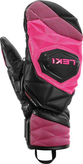 Lyžařské rukavice LEKI WCR Venom 3D Junior Mitt Pink - 2025/26