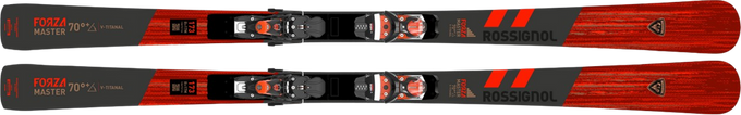 Sjezdové lyže Rossignol Forza 70° V-Ti Master R22 + SPX 12 Race Metrix Black Hot Red - 2024/25