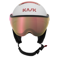Lyžařská helma KASK Chrome Visor White/Pink Gold - 2025/26