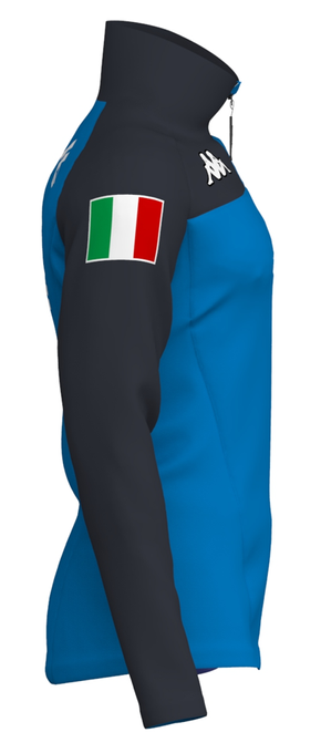 Fleecová Mikina Kappa 6CENTO 687BK ITA Blue Brilliant/Blu - 2024/25