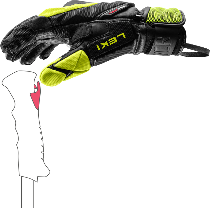 Lyžařské rukavice LEKI WCR Venom SL 3D - 2025/26