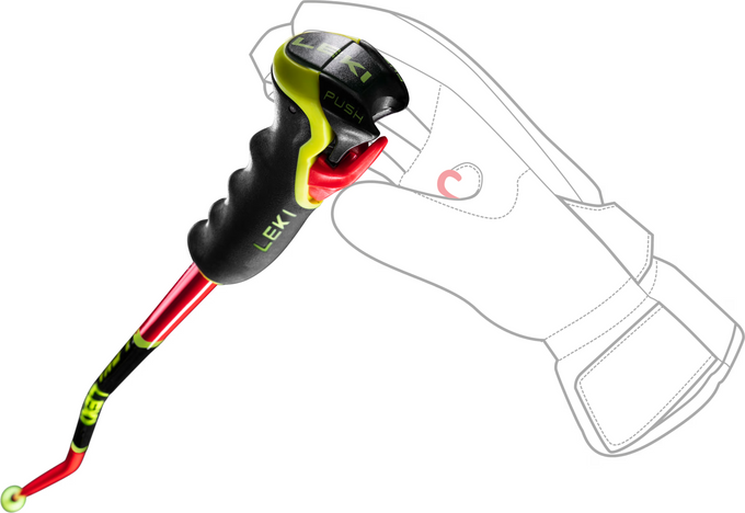 Sjezdové hole LEKI WCR SG/DH 3D Red - 2025/26