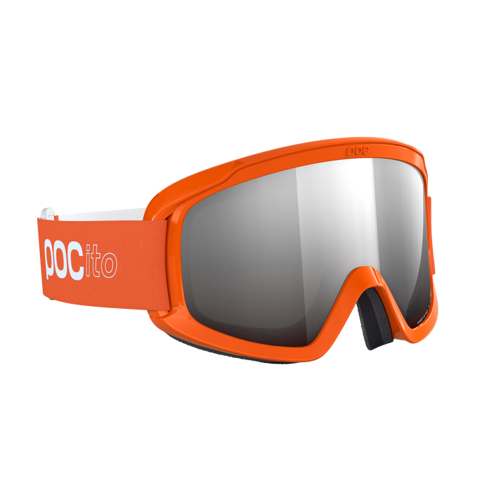 Lyžařské brýle POC POCito Opsin Fluorescent Orange/Partly Sunny Silver - 2025/26