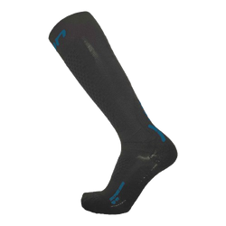 Lyžařské ponožky UYN Man Ski One Pure Snow Socks Black/Blue - 2025/26