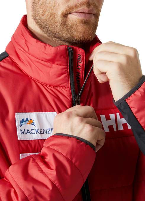 Péřová bunda Helly Hansen World Cup Insulator Jacket Red - 2023/24