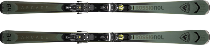 Sjezdové lyže Rossignol Arcade 84 Konect + Spx 12 Konect GW B90 Black Yellow - 2025/26