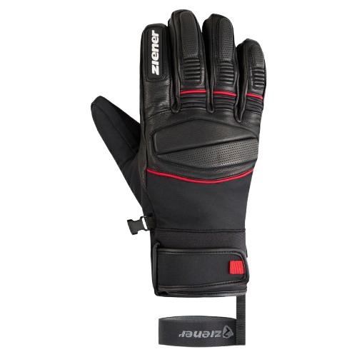 Lyžařské rukavice Ziener Gomin-Z AS® Glove Man Black Red - 2025/26