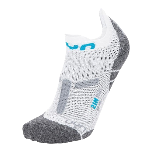 Běžecké ponožky UYN Man Run 2IN Socks White/Grey