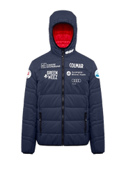 Pánská péřová bunda Colmar Replica Quilted Hoodie Jacket Navy/Rosso - 2025/26