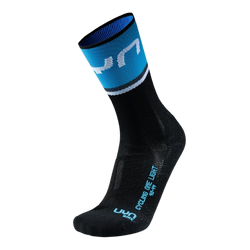 Outdoorové ponožky UYN Man Cycling One Light Socks Black/Cobal Blue