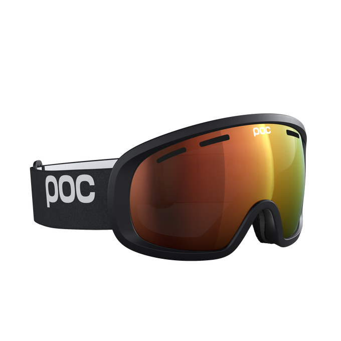 Lyžařské brýle POC Fovea Mid Uranium Black/Partly Sunny Orange - 2025/26