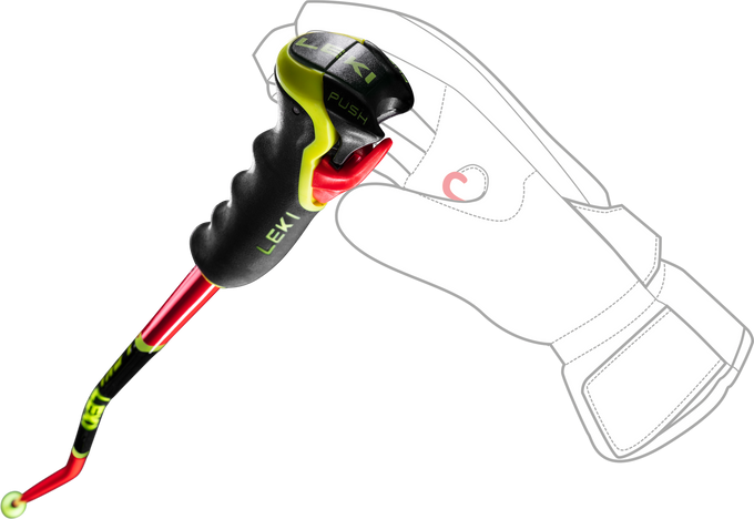 Sjezdové hole LEKI WCR Lite GS 3D Red - 2025/26