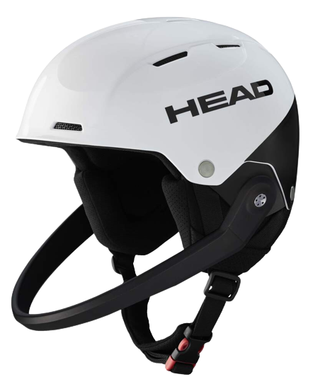 Lyžiarska helma HEAD Team SL White/Black + Chránič čeľuste - 2025/26