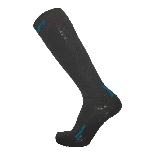 Lyžařské ponožky UYN Man Ski One Pure Snow Socks Black/Blue - 2025/26