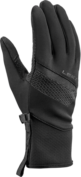 Lyžařské rukavice LEKI Cross Black - 2023/24