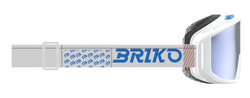 Lyžařské brýle Briko Vulcano Mask Italia White/Science Blue - 2024/25