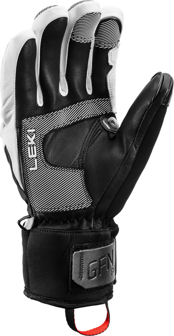Lyžařské rukavice LEKI Griffin Pro 3D White/Black - 2025/26