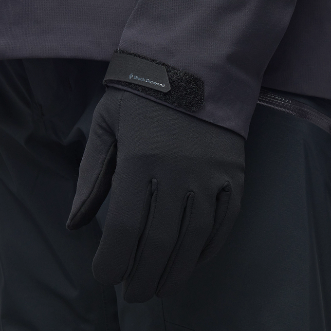 Rukavice Black Diamond Lightweight Screentap Gloves Black - 2023/24