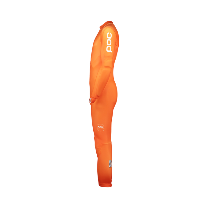 Lyžiarska kombinéza Poc Skin GS Zink Orange/Hydrogen White - 2023/24