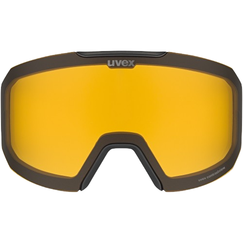 Lyžiarske okuliare Uvex Evidnt ATTRACT V Black Matt/Mirror Green + spare lens - 2025/26