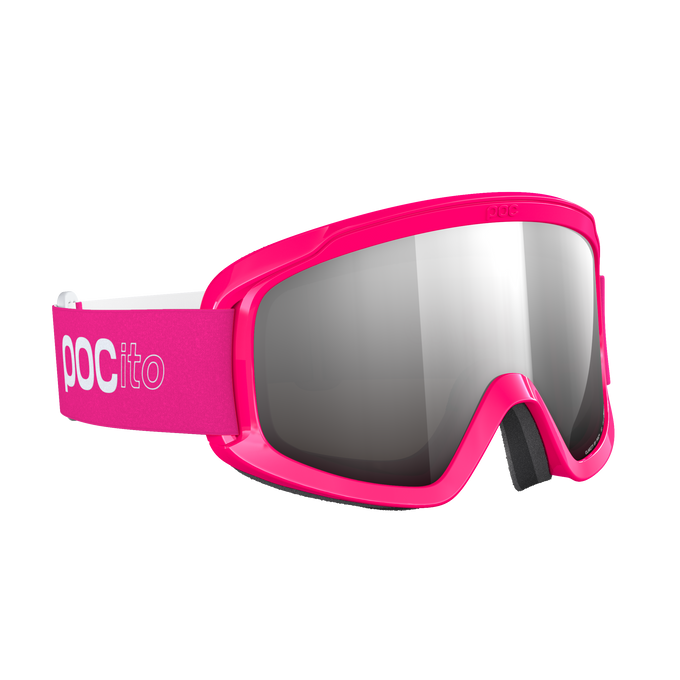 Lyžařské brýle POC POCito Opsin Fluorescent Pink/Partly Sunny Silver - 2025/26