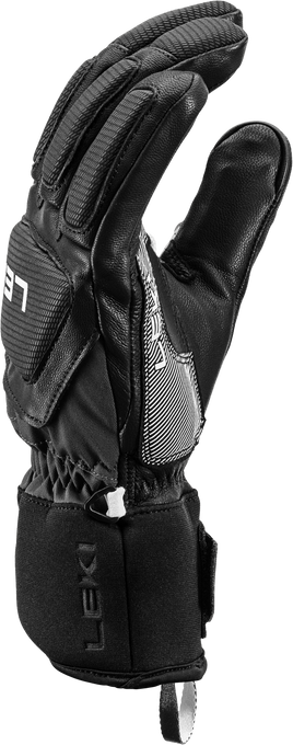 Lyžiarske rukavice LEKI Griffin Pro 3D Black/White - 2025/26