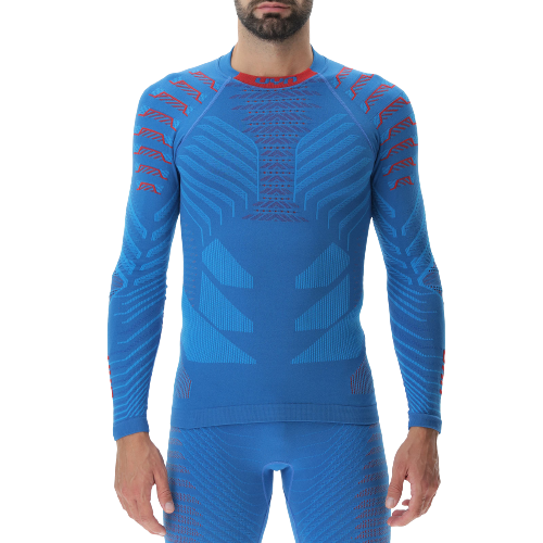 Funkční triko UYN Man Resilyon Uw Shirt Lg Sl.turtle Neck Blue/Red - 2024/25