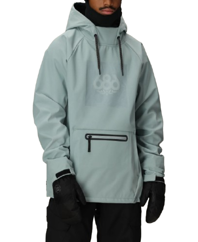 Mikina s kapucňou 686 Waterproof Hoody Dusty Marine - 2025/26