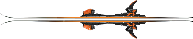 Sjezdové lyže Atomic Redster Q6 + MI 12 GW Black/Orange - 2024/25