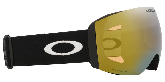 Lyžařské brýle Oakley Flight Deck Pro L Matte Black/Prizm Sage Gold Iridium + Additional lens Prizm Snow Iced Iridium - 2025/26