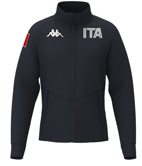Mikina Kappa 6CENTO 687 ITA Blue Dk Navy/White - 2024/25