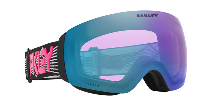 Lyžařské brýle Oakley Flight Deck M Black Wired/Prizm Snow Iced Iridium - 2025/26