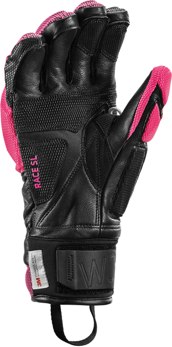 Lyžařské rukavice LEKI WCR Venom SL 3D Pink - 2025/26