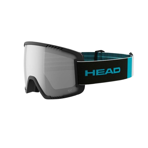 Lyžařské brýle HEAD Contex Pro 5K Race Chrome/RD + náhradní zorníky - 2025/26