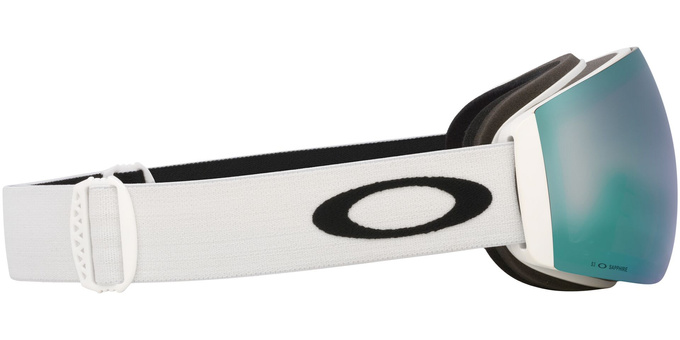 Lyžařské brýle Oakley Flight Deck Pro M Matte White/Prizm Snow Sapphire Iridium + Additional lens Prizm Snow Iced Iridium - 2025/26