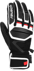 Lyžiarske rukavice Reusch Pro RC Black/White/Fire Red - 2024/25