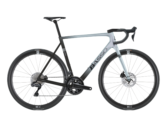 Cestny Bicykel Basso Diamante Ultegra Di2 Fade Opal White/Microtech RE38 - 2023