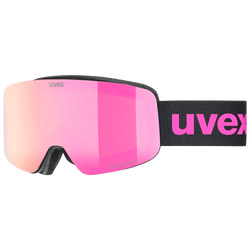 Lyžařské brýle Uvex PWDR FM Black Matt/Mirror Pink - 2025/26
