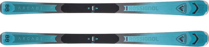 Sjezdové lyže Rossignol Arcade 88 Konect + Spx 12 Konect GW B90 Blue Steel - 2025/26