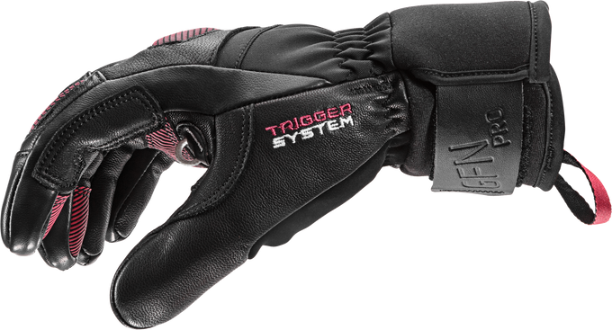 Lyžařské rukavice LEKI Griffin Pro 3D Woman Black/Rose- 2024/25