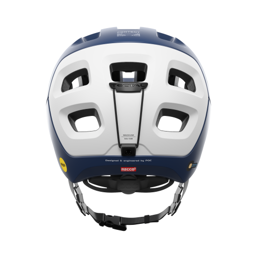 Cyklistická helma POC Tectal Race MIPS Lead Blue/Hydrogen White Matt